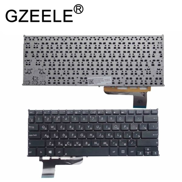 Pannelli gzeele Nuova tastiera per laptop RU per Asus Vivobook Q200 Q200E S200 S200E X200 X201 X201E X202E Layout russo in bianco o nero