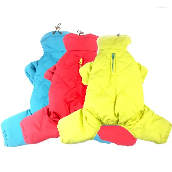 Dog Apparel Wholesale Fleece Dentro de roupas de estimação de roupas de estimação Autumn Winter Roupas com algodão com quatro pés de algodão