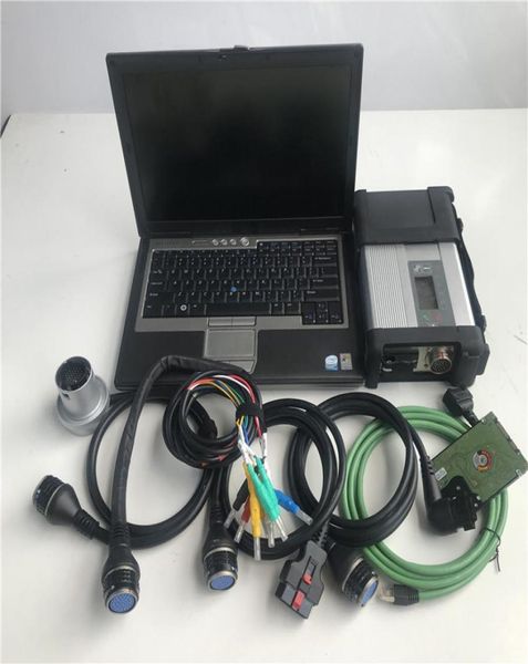 Ferramenta de diagnóstico MB Star C5 SD Connect Compact 5 Com o laptop D630 4 GB RAM Computador 2022 Software de diagnóstico e o sistema Win11 IN3001462