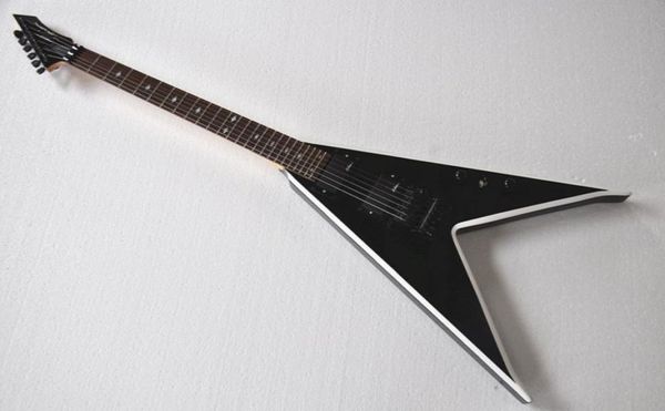Neuankömmlinge BCR Original E -E -Gitarre Schwarzer Körper mit schwarzer Hardware und Rosewood Fingerboardin CAN CAN VORMANCE1233500