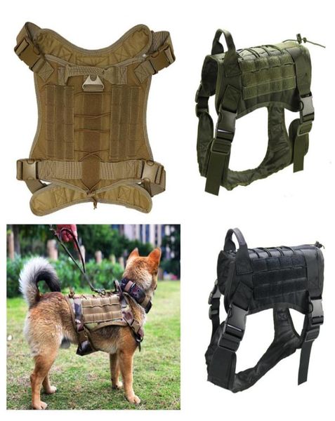 Treinamento tático para cães de camuflagem ao ar livre Casa de trajes de colete Molle Load Jacket Gear Vest Transportador NO062015950210