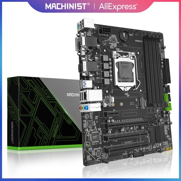 Адаптер Hinist B85M Pro Motherboard LGA1150 Поддержка I7/I5/I3 Celeron/Pentium Xeon E3 Серия процессор DDR3 Desktop RAM SSD M.2 ATX