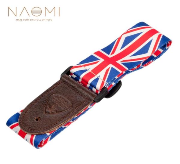 Naomi Gitar Kayışı PU Deri Deri Uç Akustik Elektro Gitar Musical Enstrüman Accessories7025934