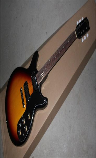 2022 Neue Fabrik Mahagoni Gitarre GB Melodie Maker USA MADED SUNBURST EPERSCHALTE