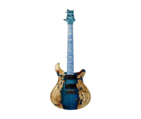 PRS Özel 24 L Alev Spalted Akçaağaç Alev Boyun ve Tahtada Yapılan Elektro Gitar Yüksek Kalite9751663