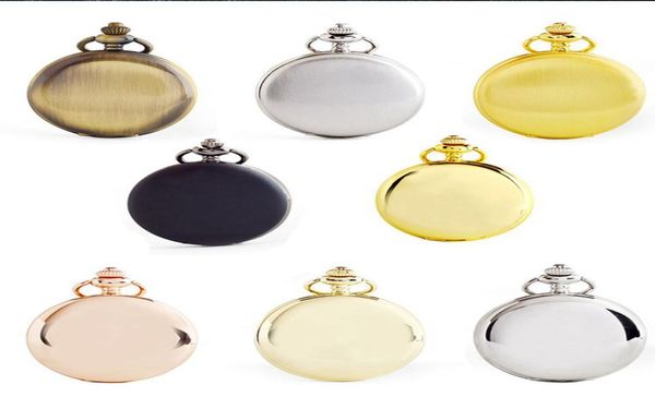 O Quartz de 8colors inteiros relógios de corrente Bronze Police Pocket Watches66668696