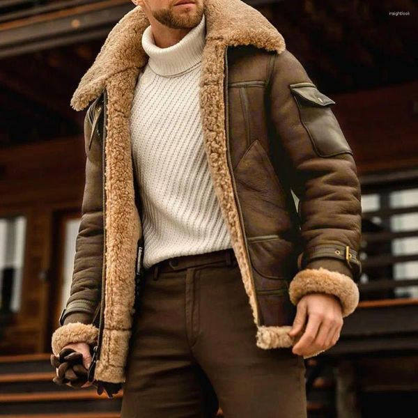 Jaquetas de jackets masculinos de inverno bonito, continue aquecendo todos os homens que combinam com a pele masculina