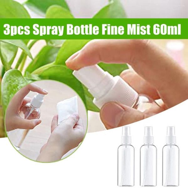 Sıvı Sabun Dispenser Su Hortum Şişe Şişesi Sis İnce Yeniden Kullanılabilir Seyahat 60ml 3pcs Boş Sprey Diğer Bahçe Makarası Kapağı