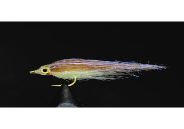 Tigofly 12 pezzi Oliva marrone UV polare friggi che affondano lentamente la trota di salmone in acciaio pesca pesca a mosca le esca di mosca set di mosca 8 201029528608