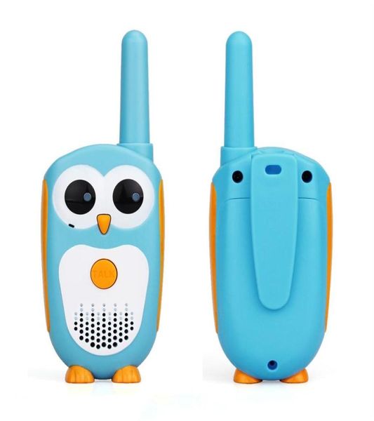 Retevis RT30 Walkie Talkie Kids 2pc Cartoon Owl Children039s Radio Toy Walkietalkie Gift di compleanno di Natale per bambini G4149591