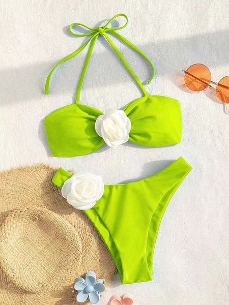 Frauen in Übergröße Badebekleidung Sommer Beach Sunshine Badeanzug Designer High-End-Luxus-Bikini-Brief Diamantstiche sexy einteilige Badeanzug zweiteiligen Bikinis