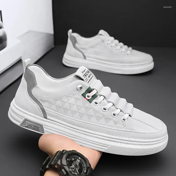 Sapatos casuais 2024 Sports Branco Branco Branco Versátil Fashion Outdoor Running Sneakers Men