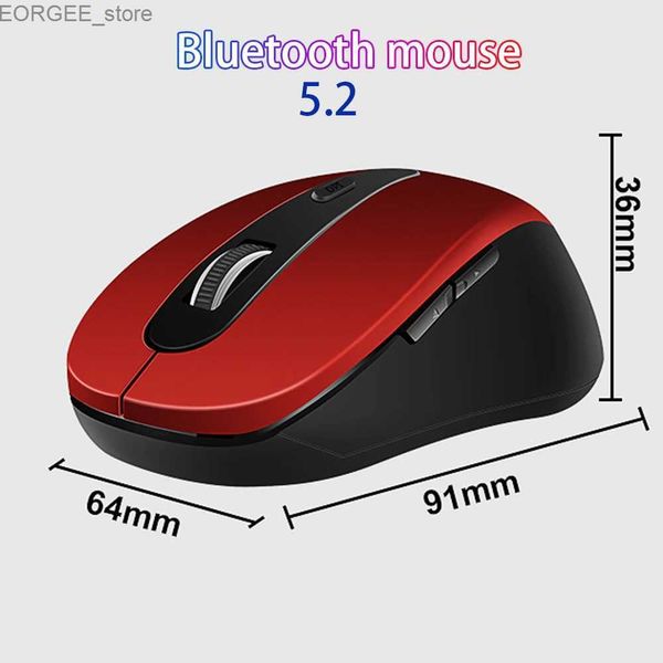 MICE Wireless Bluetooth 5.2 Maus für Win7/Win8 XP MacBook IAPD Android Tablets Computer Notebook Laptop Zubehör 10m Mäuse Y240407