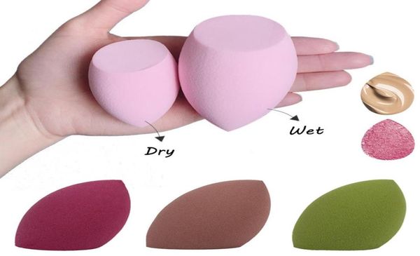 1pcs Wassertropfen Form Kosmetische Puff Make -up Schwamm Mischung Flüssigfundament Fundamentcreme Make -up Kosmetikpuff4045799