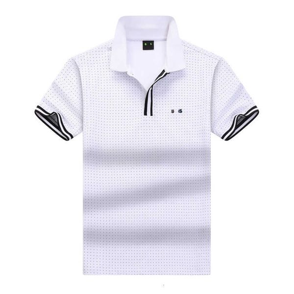 Boss polo camicia da uomo polo per magliette magliette casual business golf t-shirt puro cotone maniche corte t-shirt usa marchio di moda high street marchio estivo top abbigliamento ftew