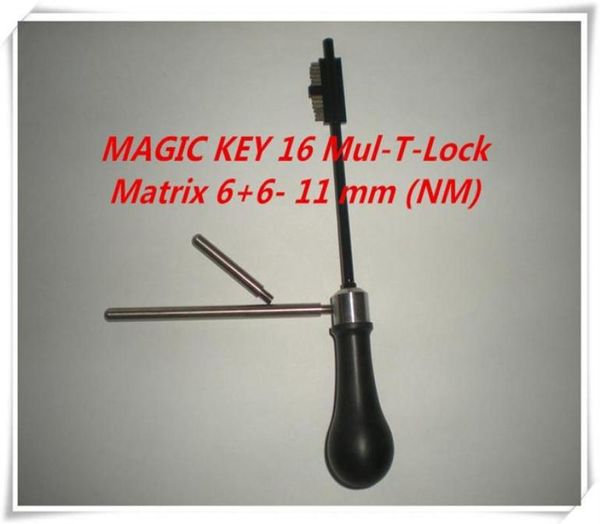 Новый продукт Высококачественный декодер Locksmith Tools Magic Key 16 Multlock Matrix 6 6 16 мм NM Repair Tools227V2696251