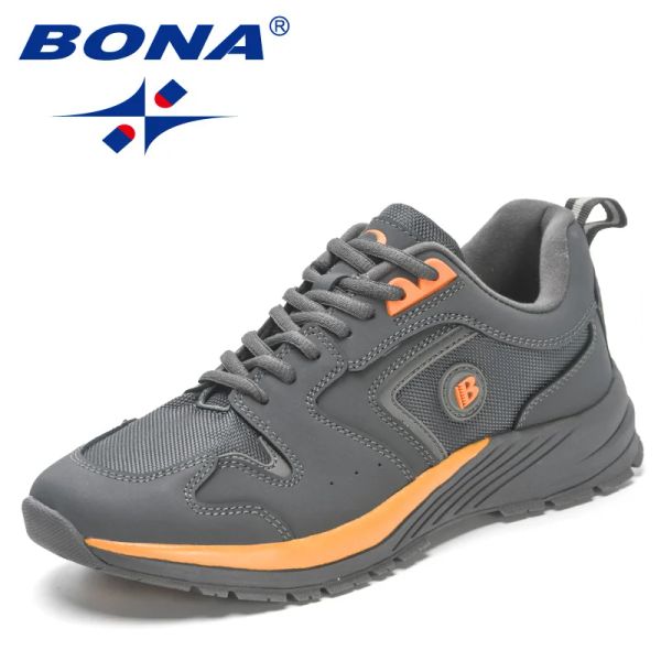 Schuhe Bona Neuankogen Klassiker Männer Sport Schuhe Schnürung Outdoor Jogging Schuhe kostenlos Versandstil Männer Running Schuhe