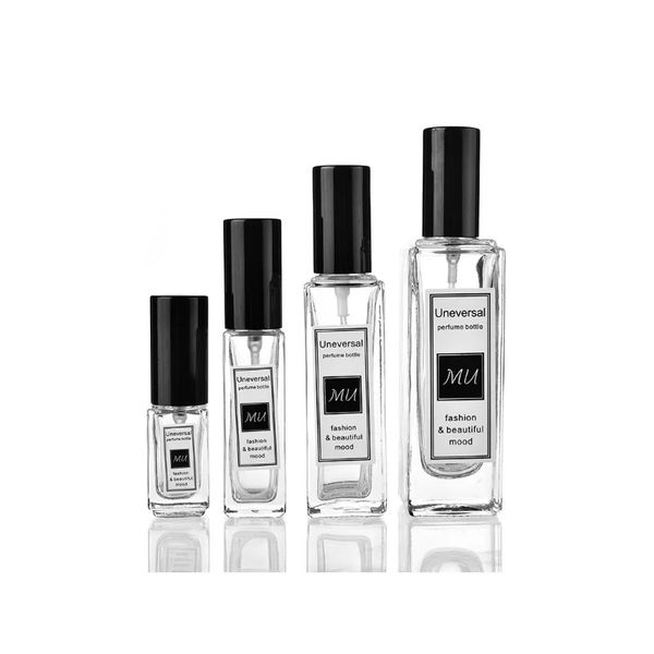 4ml/5ml mini garrafas de pulverização de perfume de vidro spray spray atomizador portátil deslocamento de perfume Pontos de garrafa de engarrafamento de glass de glass para perfume