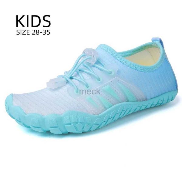 Sapatos esportivos de água descalço para crianças esportivas de ar ao ar livre