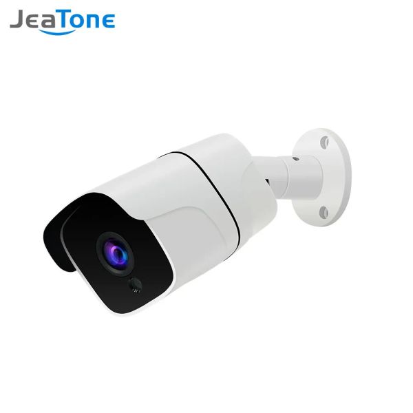 Câmeras Jeatone 720p/1080p AHD Câmera de segurança Video Videoveillance impermeável Cam ao ar livre Cam White Night Vision IR IR Luz de Luz Kit