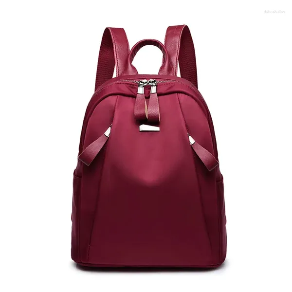 Borse per la scuola 2024 Waterproof Oxford Women Backpack Oxford Orsped Orning Orning Orning Rucksack Borse per adolescenti ragazze maschi Viaggio