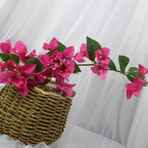 Flores decorativas de simulação artificial simulação Triângulo Plum Casamento Propor