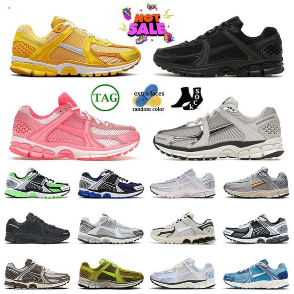 Tasarımcı Ayakkabı 2024 Top Vomero Koşu Ayakkabıları Mercan Tebeşir Üçlü Siyah Foton Toz Geniş Gri Sarı Sarı Vomeros Erkek Kadınlar Kakao Wow Trainers Sneakers Boyutu 36-45