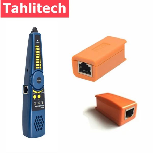 Visualizza il tester per cavi di rete del cavo UTP originale Tahlitech per tester telecamera CCTV Rilevare punto difettoso del cavo di rete RJ45 Connec