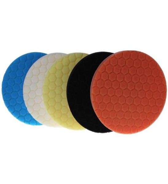 Auto Sponge da 7 pollici kit di lucidatura del pad buff da 180 mm per pacchetto lucidatore di qualità proprofessionale 5 pcs 5pcs5956677