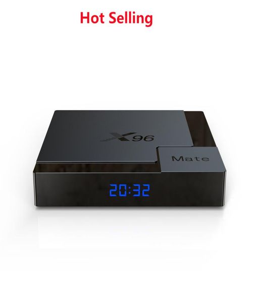 X96 Mate TV Kutusu LED Ekran Android 100 Allwinner H616 Destek BT ​​24G 5G WiFi Smart 4G 32G 64GB5279720