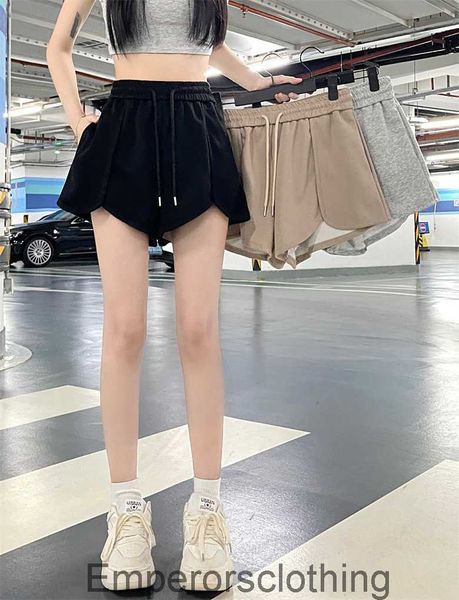 Shorts A-line Summer Womens 2023 New Student High Wide Leg Large Leisure Slimming Sports Hot Pants Trend Trend