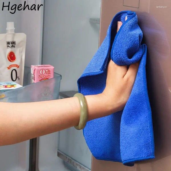 Toalha 5pcs doméstico mão lisa simples água macia absorvente toalla toalhas de limpeza reutilizáveis cozinha de secagem rápida