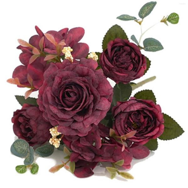 Декоративные цветы искусственные пион -розы моделирование цветов.