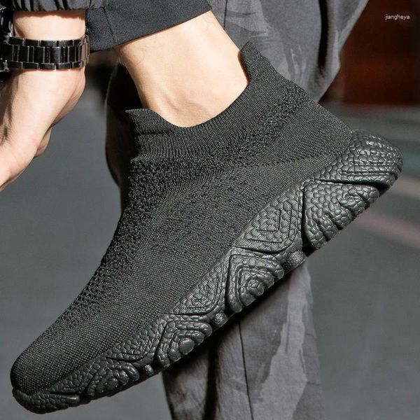 Sıradan Ayakkabı 2024 Erkek Tarzı Hafif Nefes Alabası Sporları Açık Giyim Dayanıklı Slip-On