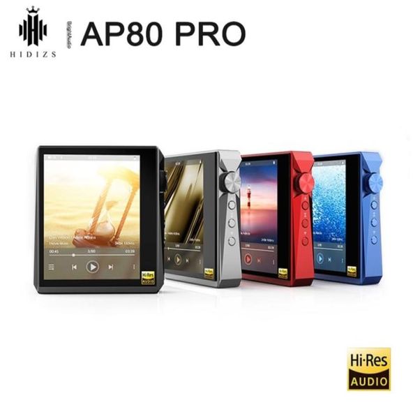 Hidizs AP80 Pro Çift Ess9218p Bluetooth Taşınabilir Müzik Çalar Mp3 USB DAC DACS SES DSD64128 APTXLDAC FM STEP STANDECE 2111237543170