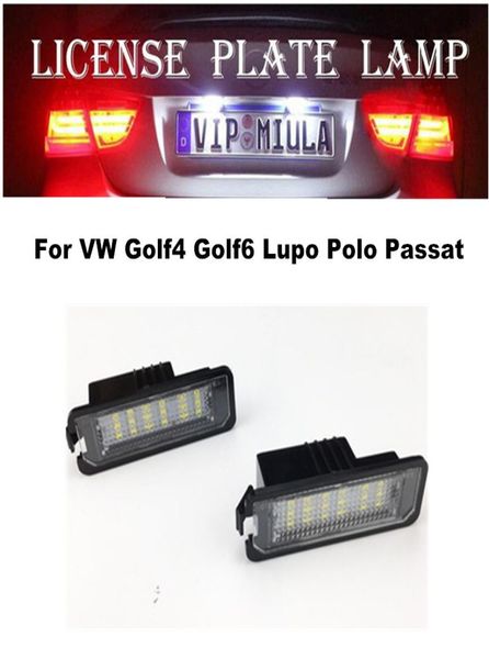 Свет номерного знака для V W Golf4 Golf6 Lupo Polo Passat Altea 6500K 12V Авто светодиодный свет для V W Golf6 светодиодные автомобильные аксессуары1527359