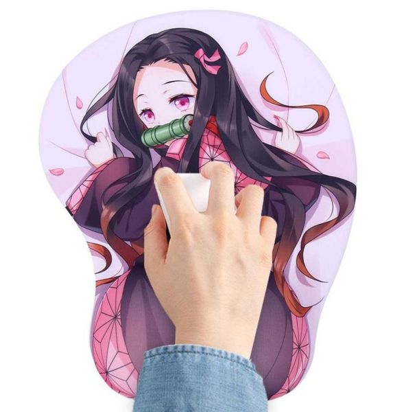 Mouse Pads Handgelenk ruht Anime Creative Niedliche Schönheitsimulation Silikon Armband Gaming Notebook Pad Desktop Computer 3D Super So7713184