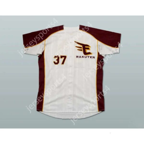 Gdsir rakuten aagles motohiro shima 37 maglia da baseball qualsiasi nome o numero nuovo