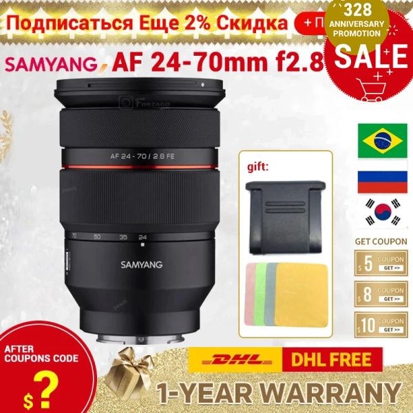 Accessori Samyang AF 2470mm F2.8 Zoom Lens Focus Auto Focus Camera fotogramma Full Full Full Aperture per Sony E/Fe A6000 A6300 A6400 NEX3R