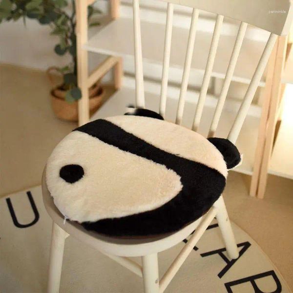 Travesseiro 1pc criativo fofo animal formato de escritório portátil portátil confortável abelha mole panda adulto adulto