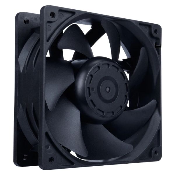 Camundongos dois rolamentos de esferas 12038 alta velocidade 12V 12 cm de resfriamento de estojo kit de ventilador para computadores BTC Mining Cabinet Server 120mm Ventilator