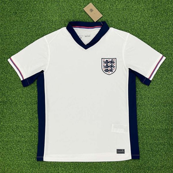 2425 Cup England Home Herren T-Shirt Kurzärmelig Fußball Sommersportspiel-Trikot