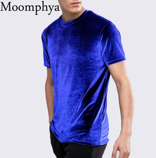 Moomphya 2018 Männer Kurzarm Velours T -Shirt berühmte Sterne Stil T -Shirt Men T2006172842853