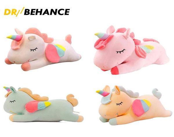 30 cm Soft Unicorn Plush Plush Baby Sleep Sleep Sleeping Bambolo Regali di compleanno di compleanno per ragazze 8544203