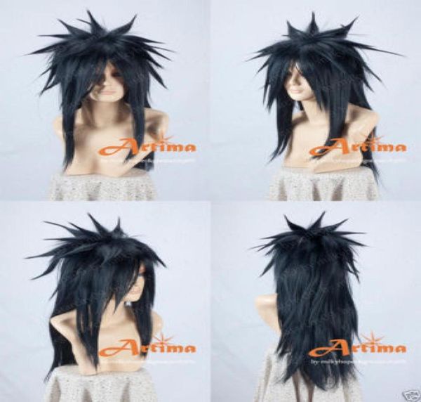 Naruto Uchiha Madara Black Long Anime Costume Costume Wig016102499