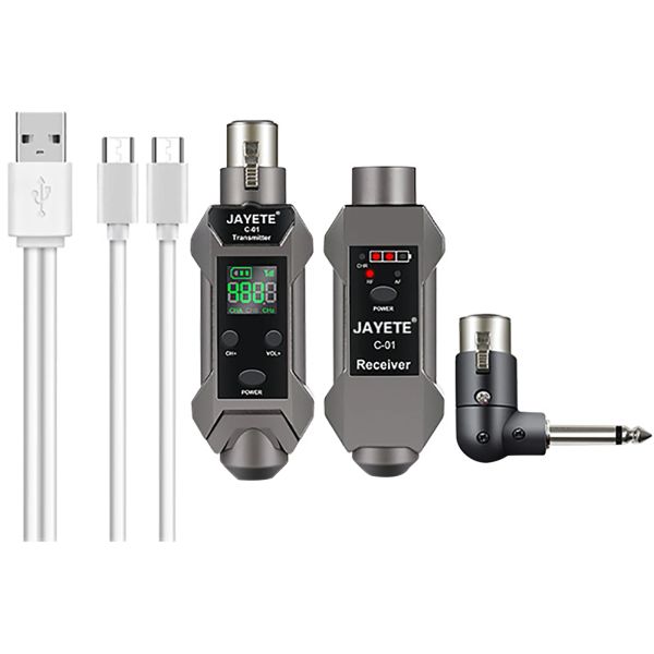 Mikrofone Wireless Handheld Dynamisches Mikrofon -Kit Wireless XLR -Sender und Empfänger für dynamisches Mikrofon -Audio -Mixer -PA -System