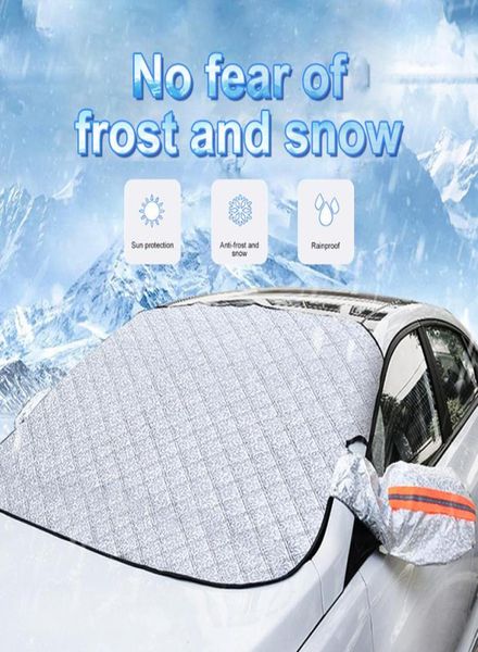 CAPA DE NEW DE CARRO PROTECTOR DE GRONHO DE GRONHO DE GRONHO DE GRONHO AUTROMBILIÁRIO AUTOMOBILIÁRIO DE WINTER ATIMOBILES ANTI ICE ICE AUTO AUTOMENTO CAPA DE CARRO6551320