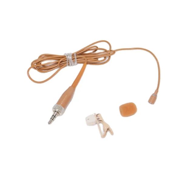 Microfones DL4 Tan Subminiatura Omnidirecional Microfone de lapela para Shure Slxd Ulxd PGXD BLX Sennheiser G2 G3 G4 Tie sem fio BodyPack