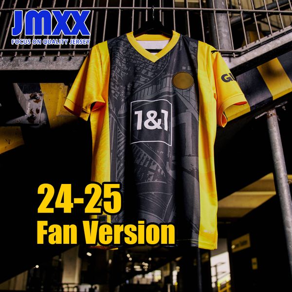 JMXX 24-25 Borussia Dortmund Soccer Jerseys Edition Special Home Stadium 50th Anniversary Mens uniformes Jersey Man Circl