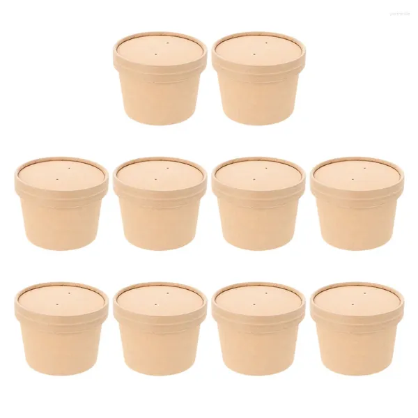 Одноразовые чашки соломинка 10 сетов торт чашка мороженого пудинг контейнеры для век